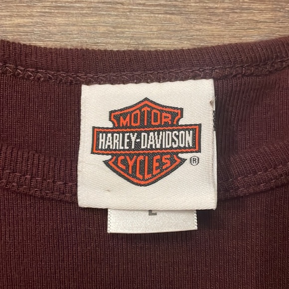 🏍️ Vintage Lombardi’s Harley-Davidson Staten Island Long Sleeve - Picture 3 of 5